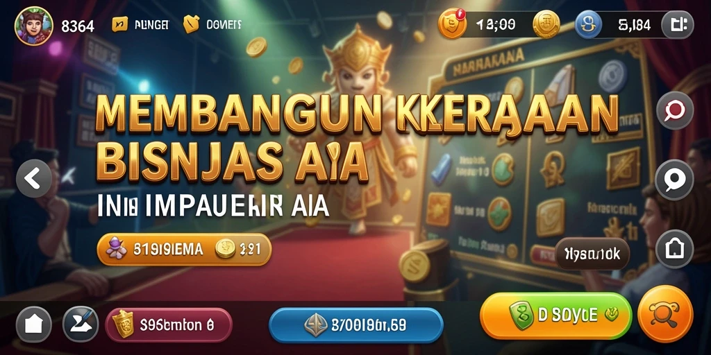 Screenshot menunjukkan aksi dinamis dalam gameplay Tycoon.