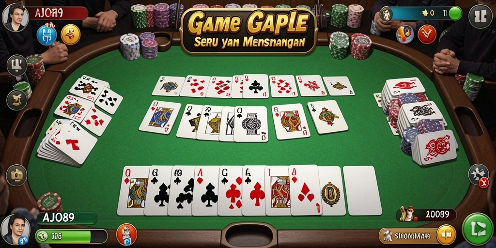 Tampilan gameplay AJO89 yang seru dan interaktif.