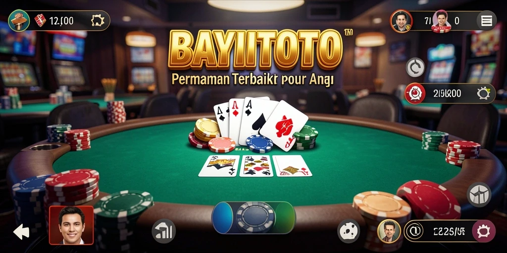 Tampilan gameplay menarik di BAYITOTO yang memikat para pemain Poker.
