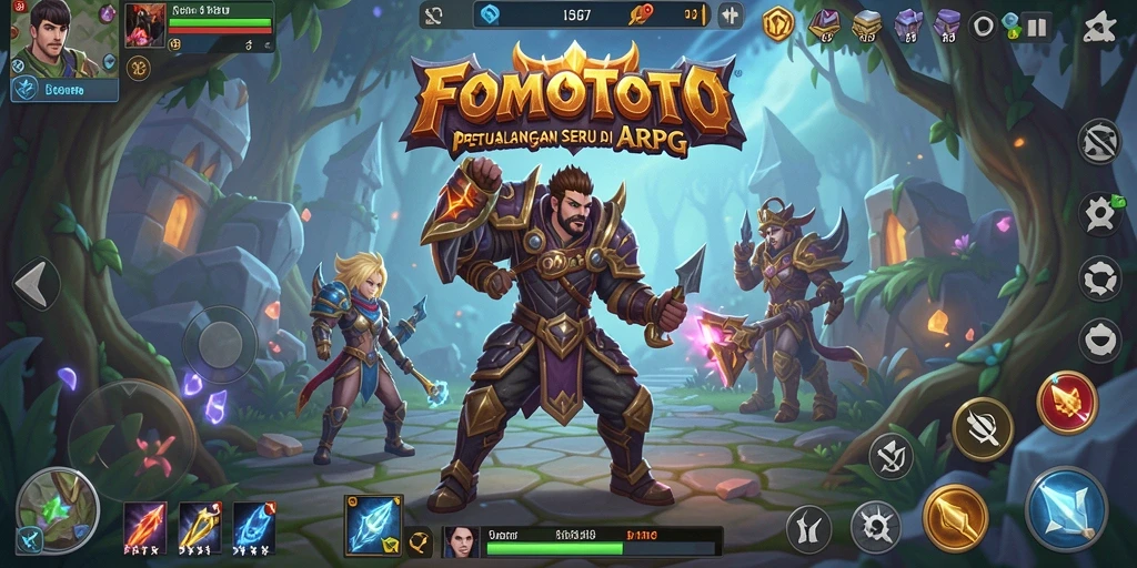 Gameplay menarik dari FOMOTOTO dengan pertarungan aksi yang mendebarkan.