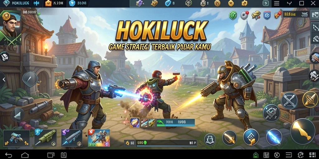 Tampilan gameplay HOKILUCK yang seru dan mendebarkan.