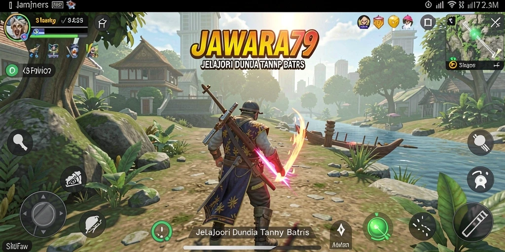 Screenshots menampilkan grafis luar biasa dengan dunia yang luas.