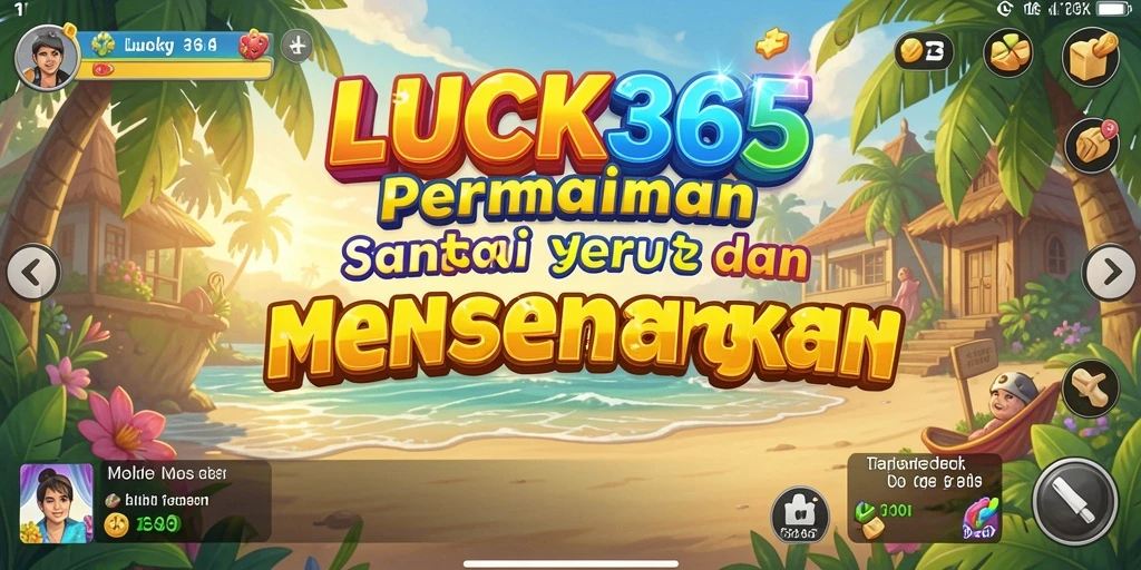 Tampilan gameplay seru di LUCK365 dengan tantangan menarik.
