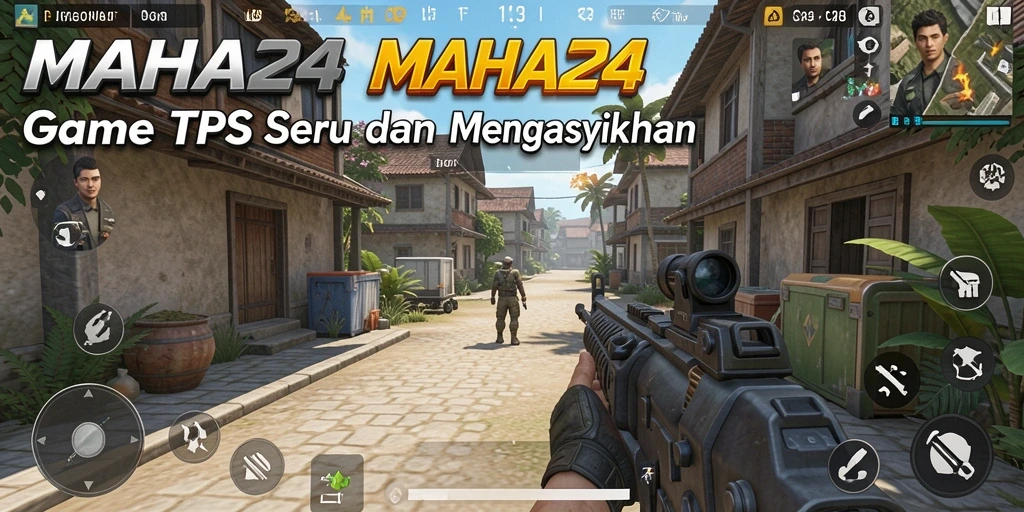 Tampilan gameplay MAHA24 yang menegangkan dan penuh aksi.