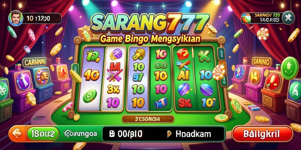 Tampilan terbaik dari gameplay Bingo di SARANG777