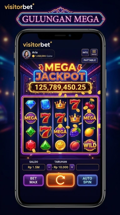 Proses pengunduhan aplikasi di visitorbet yang cepat dan aman.